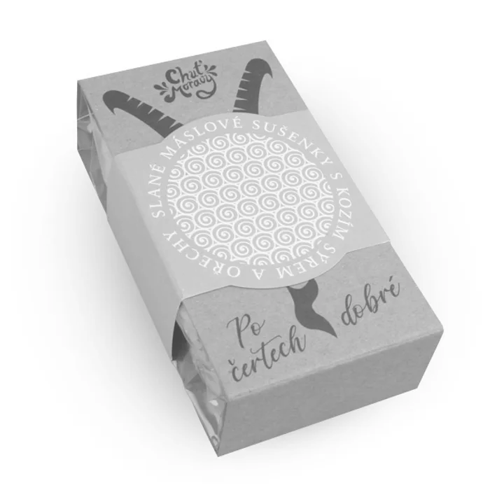 Chuť Moravy Máslové sušenky s kozím sýrem a vlašskými ořechy 60g